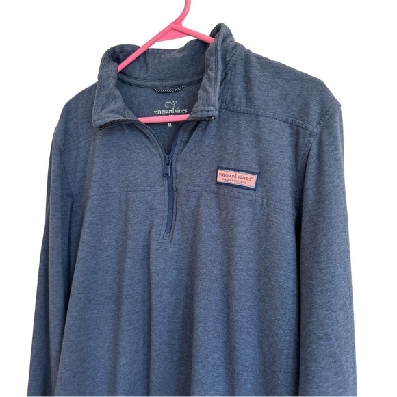 Vineyard Vines Edgartown Lightweight Shep Shirt 1/4 Zip Pullover, Size M - Picture 2 of 6